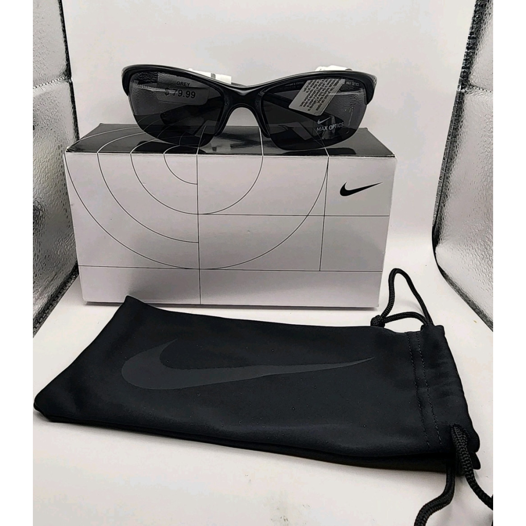 Black Nike Skylon Exp 2 Sport Lenses Sunglasses Evo595-001 New Tags Box & Case
